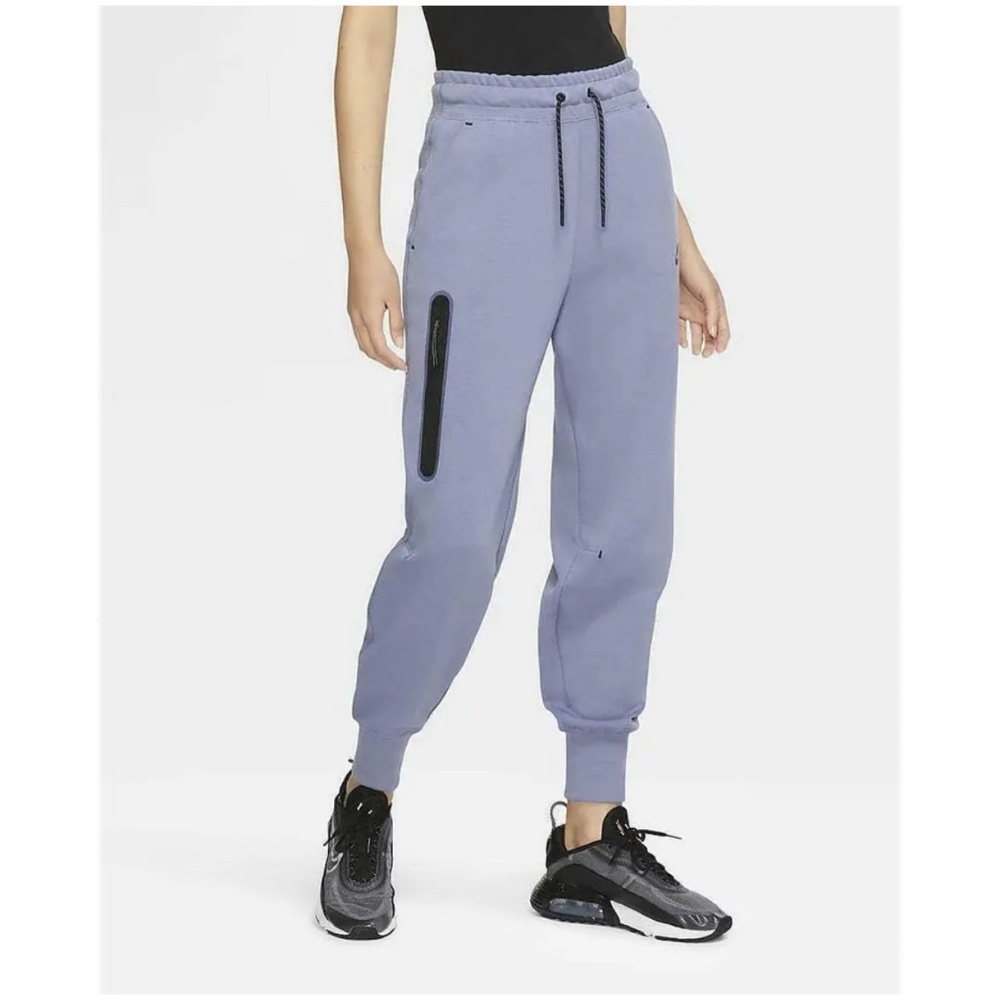 Nike tech fleece joggers in indigo/lavender